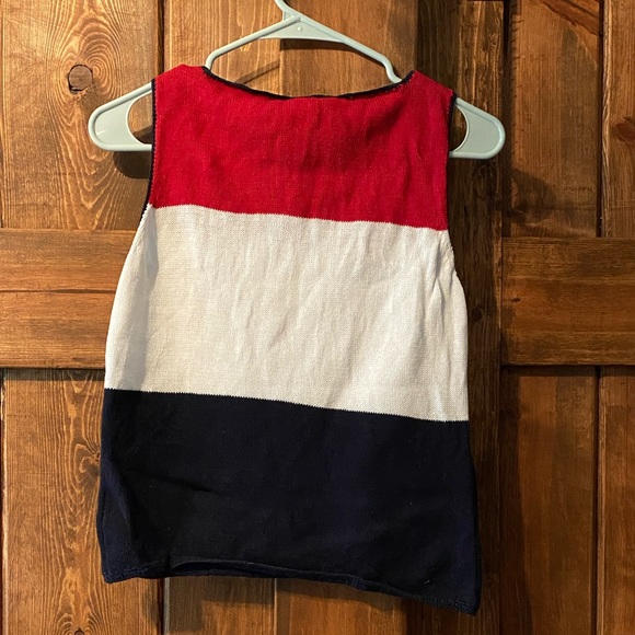 Red White Blue Knit Tank - Picture 3 of 3